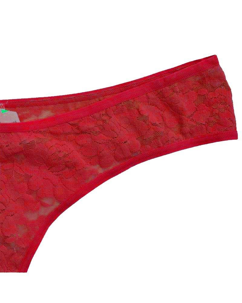 Net Sexy Panty Thong - Red